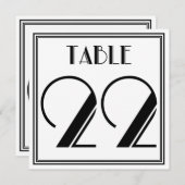 アートデコ テーブルナンバー 22 (正面/裏面)