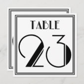 アートデコ テーブルナンバー 23 (正面/裏面)