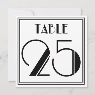 アートデコ テーブルナンバー 25