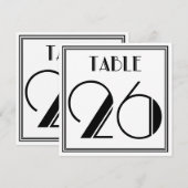 アートデコ テーブルナンバー 26 (正面/裏面)