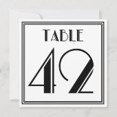 アートデコ テーブルナンバー 42 (裏面)
