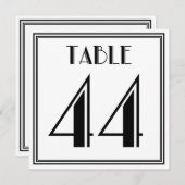 アートデコ テーブルナンバー 44 (正面/裏面)