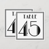 アートデコ テーブルナンバー 45 (正面/裏面)