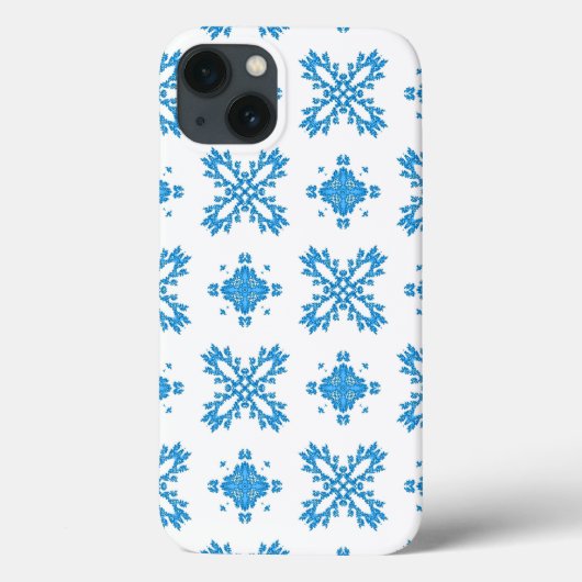 アートデコ フラワーズ レトロスタイル Case-Mate iPhoneケース (裏面)