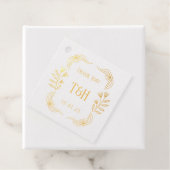 アートデコ ボタニカル フォイル ウェディング フェイバータグ (箱)