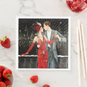 アートデコ・レトロヴィンテージクリスマスカップルパーティー (インサイチュ)