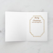 アートデコ・レトロヴィンテージクリスマスレディース シーズンカード (内部)