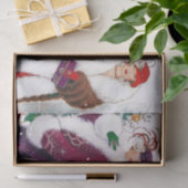 アートデコ・レトロヴィンテージクリスマスレディース 薄葉紙 (ギフト)