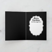 アートデコ レトロ ヴィンテージの女性に追加メッセージ シーズンカード (内部)