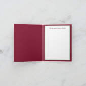 アートデコ レトロ ヴィンテージ クリスマスの女性たち カード (内部)