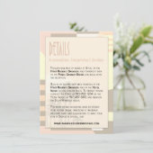 アートデコ ヴィンテージ ビーチ 詳細情報 | ほのかなピンク エンクロージャーカード (スタンド正面)