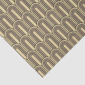 アートデコ，新しい,金ゴールド，黒，ヴィンテージ，パターン，シック，e 薄葉紙 (詳細)