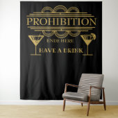 アートデコ 禁酒時代 ウェディング フォトブース 背景 タペストリー (インサイチュ)