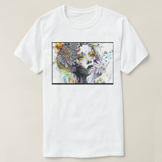 アートデザインとクリエイティブエッジ Tシャツ (デザイン正面)