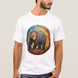 アートデザインのハイイログマ Tシャツ