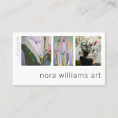 アートデザインアーティストのデザイナーフォト名刺 名刺 (正面)