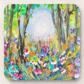 アートデザインナチュラルコースターセット6 コースター (正面)