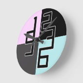 アートデザインモダン時計 ラウンド壁時計 (傾斜)