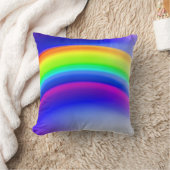 アートデザインレインボーカラフル抽象芸術 クッション (ブランケット)