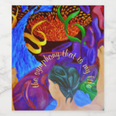 アートデザイン私の人生であるシンフォニー ワインラベル (シングルラベル)