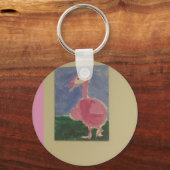 アートデザイン鳥 キーホルダー (正面)