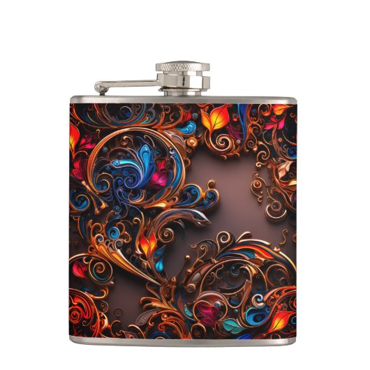 アートデザイン フラスク (正面)