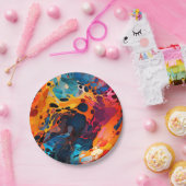 アートデザイン ペーパープレート (パーティー)