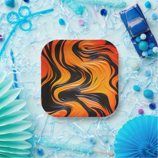 アートデザイン ペーパープレート (パーティー)