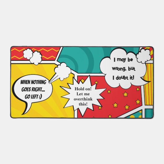 アートデスクポップ・アートのマット デスクマット (正面)