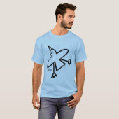アートトップ：ジョン・ダイア・シーガルスケッチ Tシャツ (正面フル)