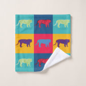 アートトラポップ・アートのガース バスタオルセット (ウォッシュタオル)