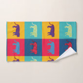 アートトラポップ・アートのガース バスタオルセット (ハンドタオル)