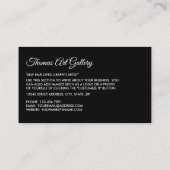 アートトリップ（幻覚体験）のようなディーラー迷路の広場 名刺 (裏面)