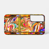 アートトレ渦巻形のンド SAMSUNG GALAXYケース (裏面横)