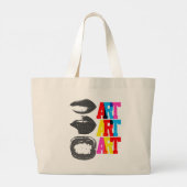 アートトートバッグ ラージトートバッグ (裏面)