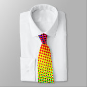 アートドポップ・アートのットレインボーブライトカラフルゲイプライド ネクタイ (タイ)