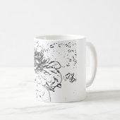 アートナチュラルフラワー コーヒーマグカップ (正面右)