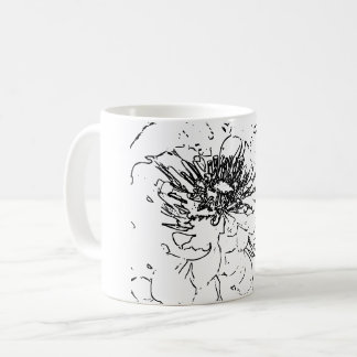 アートナチュラルフラワー コーヒーマグカップ