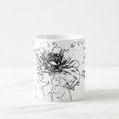 アートナチュラルフラワー コーヒーマグカップ (中央)