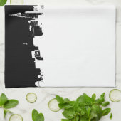 アートニューポップ・アートのヨークシティパノラマキッチンタオル キッチンタオル (折り畳み)