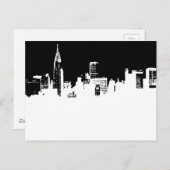 アートニューポップ・アートのヨークシティパノラマハガキ ポストカード (正面/裏面)