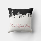 アートニューポップ・アートのヨークシティパノラマポスター クッション (裏面)