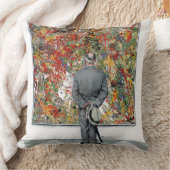 アートノイズルバイノーマンロックウェル クッション (ブランケット)