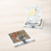 アートノイズルバイノーマンロックウェル スクエアペーパーコースター (インサイチュ)