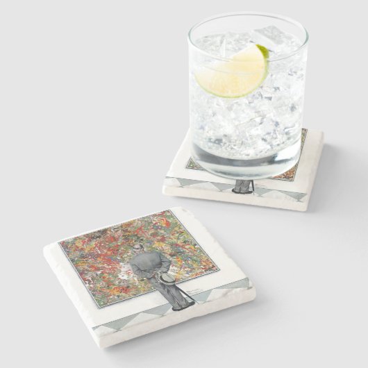 アートノイズルバイノーマンロックウェル ストーンコースター (横)