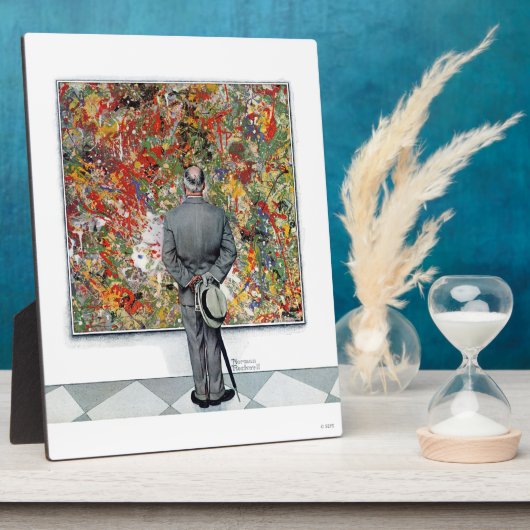 アートノイズルバイノーマンロックウェル フォトプラーク (側面)