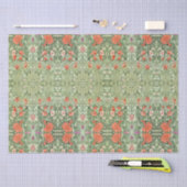 アートノボービクトリアンフローラインスパイアパターンラップ 薄葉紙 (クラフト)