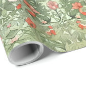 アートノボービクトリアンフローラインスパイアパターン ラッピングペーパー (ロールコーナー)