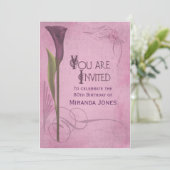 アートノヴォー装飾カラ 招待状 (スタンド正面)