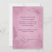 アートノヴォー装飾カラ 招待状 (裏面)